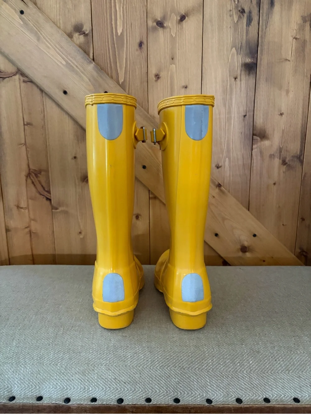 Hunter Original Yellow Rain Boots | Big Kids 3 Boys/4 Girls